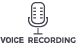 voice recording icon